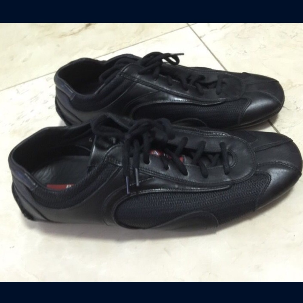 Prada Monti Carlo black leather